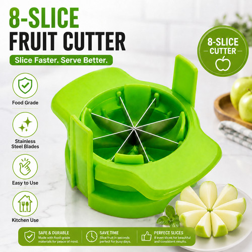 Apple slicer stainless steel - apple, 8