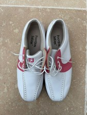 Footjoy Softjoy Women's Golf Shoes Uk5 White And Pink