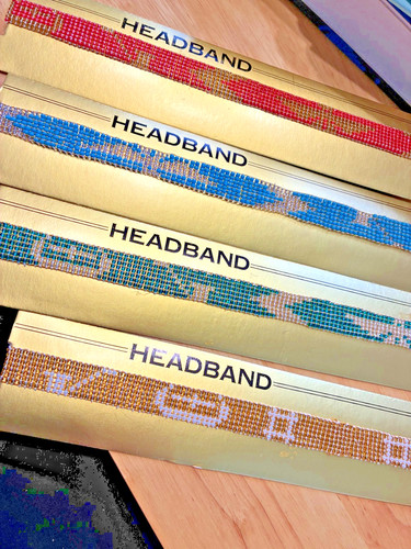 Stretch bead headband - bead, headband,