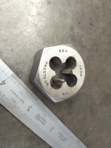 M12 hss die nut presto - nut,