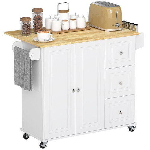 Homcom kitchen island - island, on
