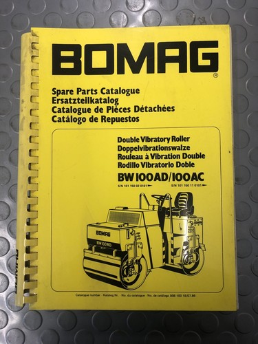 Bomag bw100ad 100ac spare - bomag,