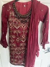 Kids Maroon Party Asian Wear