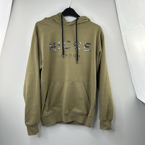 Olive green hoodie - green, xs