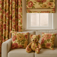 Floral Upholstery 6m Fabric Bundle Vintage Style Cotton Rich Material Upcycle 