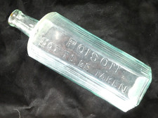 Poison bottle aquamarine - bottle,