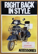 DOUGLAS VESPA GILERA Accessories Sales Brochure 1980 Motorcycles Scooters Mopeds