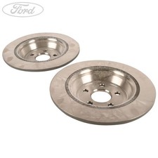 Genuine Ford S-Max Galaxy Edge Rear Solid Brake Discs x2 Set 316mm 2019881