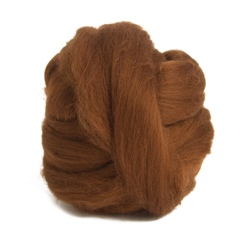 50g dyed merino wool top - 50g,