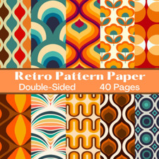 Scrapbook Paper 40 Sheets: 60S