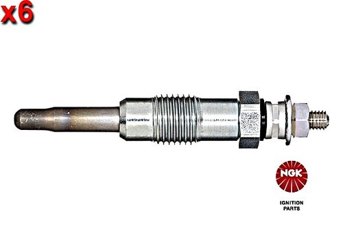 Glow plug ngk fits alfa - 6x,