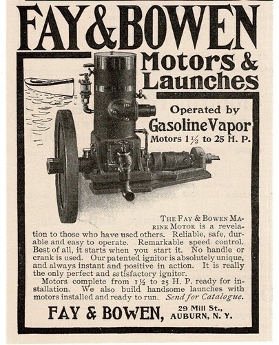 1903 fay bowen - &, motors