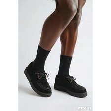 T.U.K. Black Suede Mondo