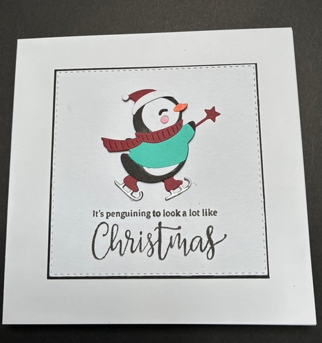 Handmade christmas card - christmas,
