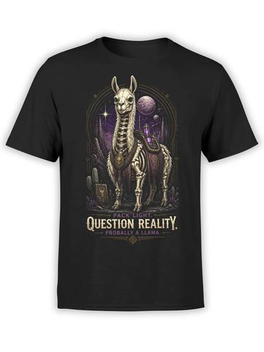 Cosmic caravan llama - caravan, t-shirt