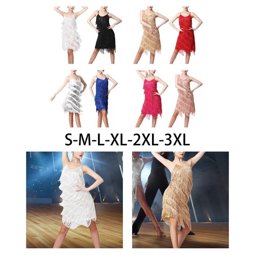 Women sequin tassel dress - women,