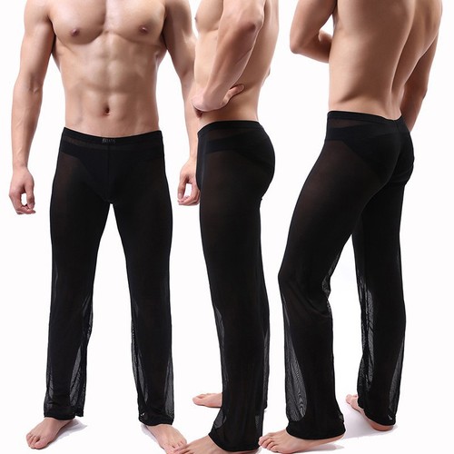 Mens mesh sheer sleep lounge - sheer,