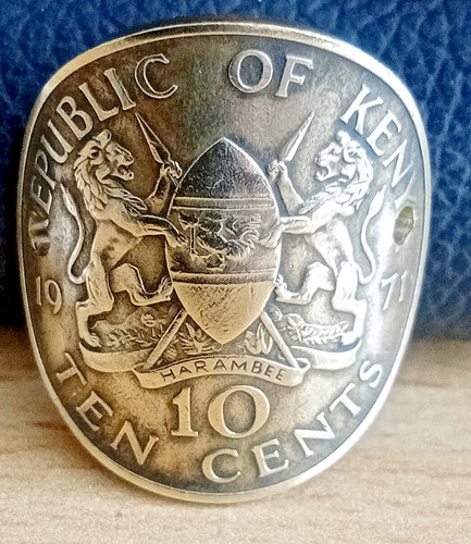 Walking stick badge 1971 - badge,
