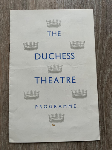 The duchess theatre - duchess, programme