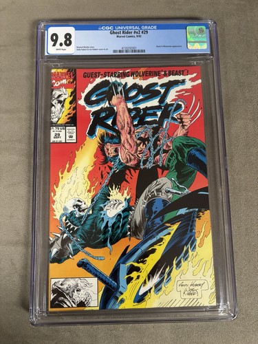 Ghost rider cgc 8 1992 - ghost,