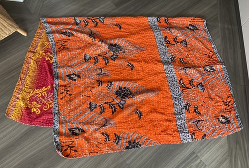 Indian vintage kantha - vintage, single