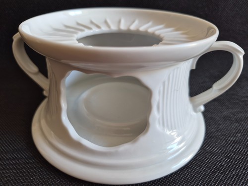 White ceramic teapot - ceramic, warmer