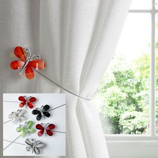 Butterfly Magnetic Tie Backs Sold in Pairs Choice of colours
