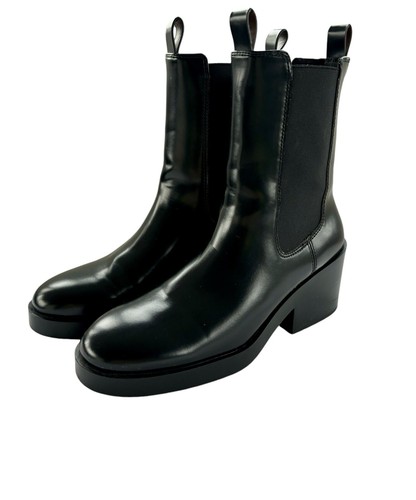 Black faux leather block - h&m,