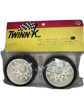 Twinn-K Aj's 9983 Gold/Green Cmpd 1 1/2” Rear Centerspoke BBS Rim RC Foam Tires