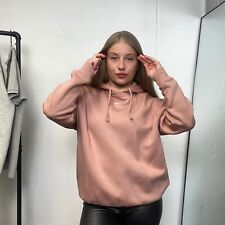 Nike Womens Essential Center Swoosh Oversized Hoodie Size XS Dusty Pink Pullover