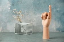 Wooden artist hand mannequin - artist,