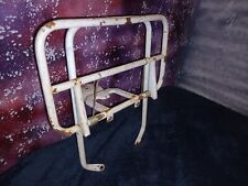 VESPA PX RANGE F.A.R FAR 80s STYLE WHITE REAR RACK CARRIER IN USED CONDITION