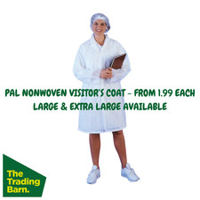 LAB COAT WHITE DISPOSABLE