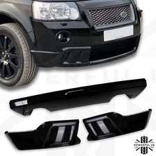 HST style front bumper styling kit for Freelander 2 lower body in Gloss Black 