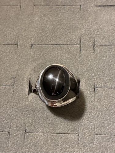Black spinel sterling silver - spinel,