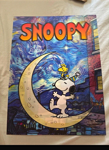 Snoopy woodstock pop art - &, 3d
