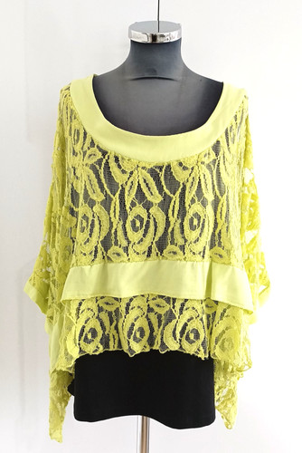Lagenlook lace top with - lace,