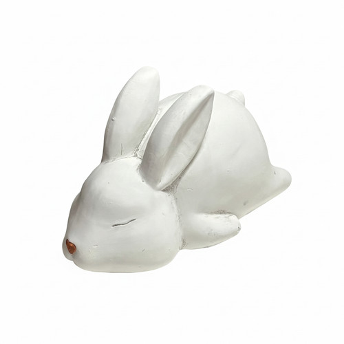 Heavy cement sleeping rabbit - heavy,
