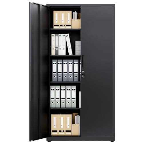 Tall steel storage cabinet - storage,