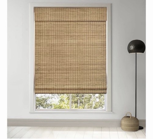 Lazblinds bamboo roman shade - lazblinds,