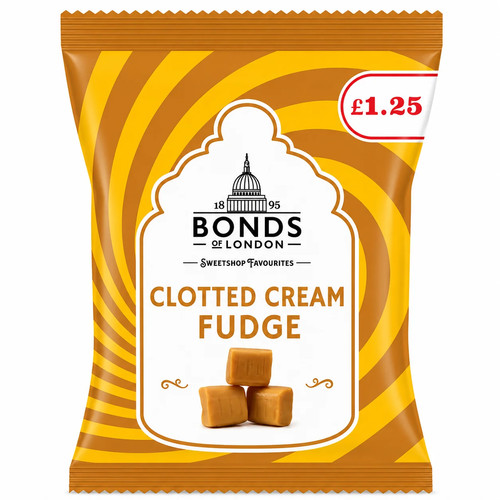 Bonds clotted cream fudge 120g - bonds,