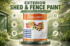 Shed fence paint landlords - fence,