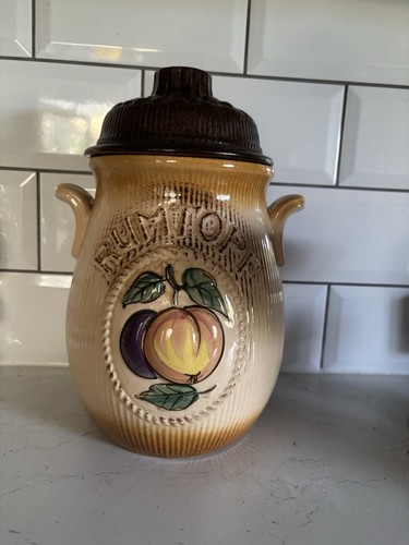 Vintage rumtopf jar - vintage, 7x11