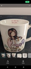 Lovely Santoro gorjuss Mermaid 'So nice to sea you' cup. 