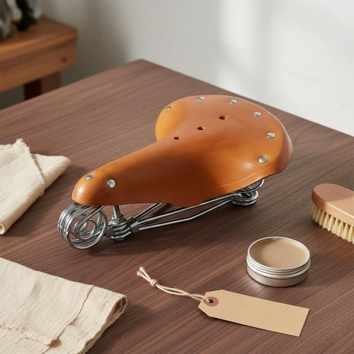 Vintage leather cycle - vintage,