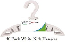 40 pcs Baby white Hangers
