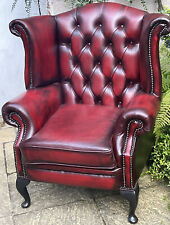 FINE ANTIQUE STYLE  LEATHER