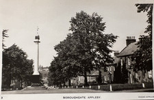 Boroughgate Appleby-in-Westmorland, B&W Image Vintage Postcard Cumbria