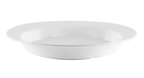 White deep dinner - white, plates