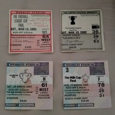4 x League Cup Final Ticket